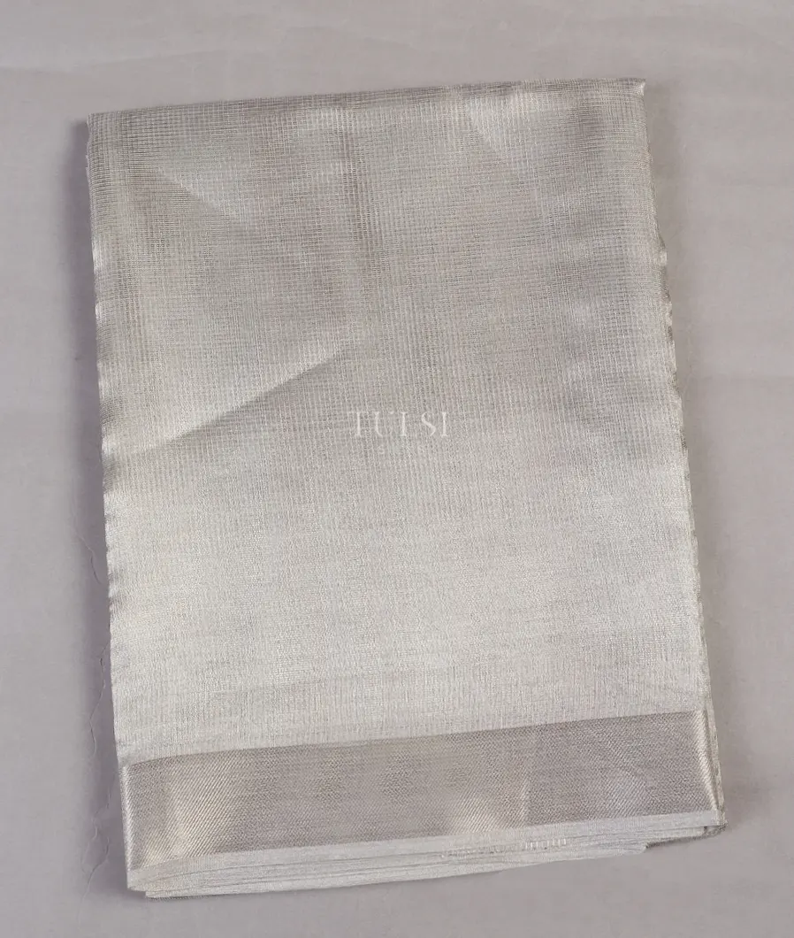 Silver Tissue Kota Saree T558890-image