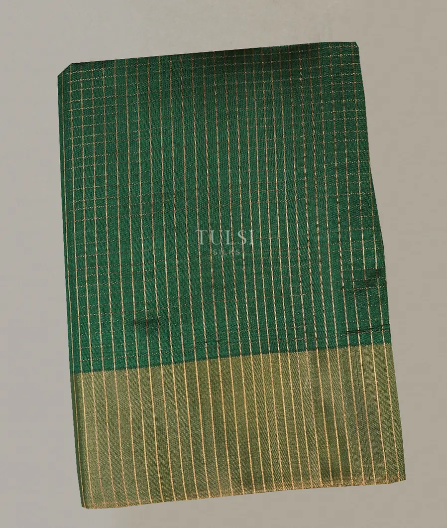 Green Woven Raw Silk Saree T563974-image