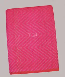 Pink Woven Raw Silk Saree T5639601