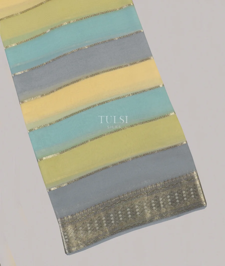 Multicolour Georgette Silk Saree T448335-image