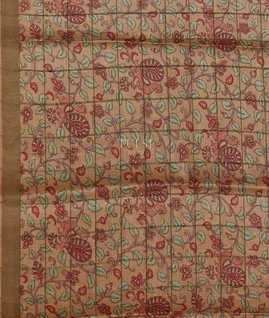 Blue Woven Tussar Saree T5223763