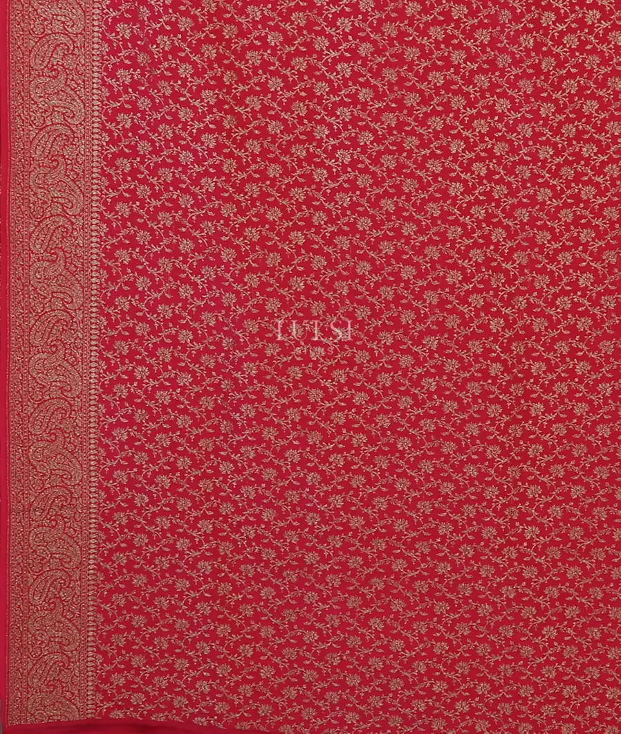 Purple Mysore Crepe Silk Saree T5642193