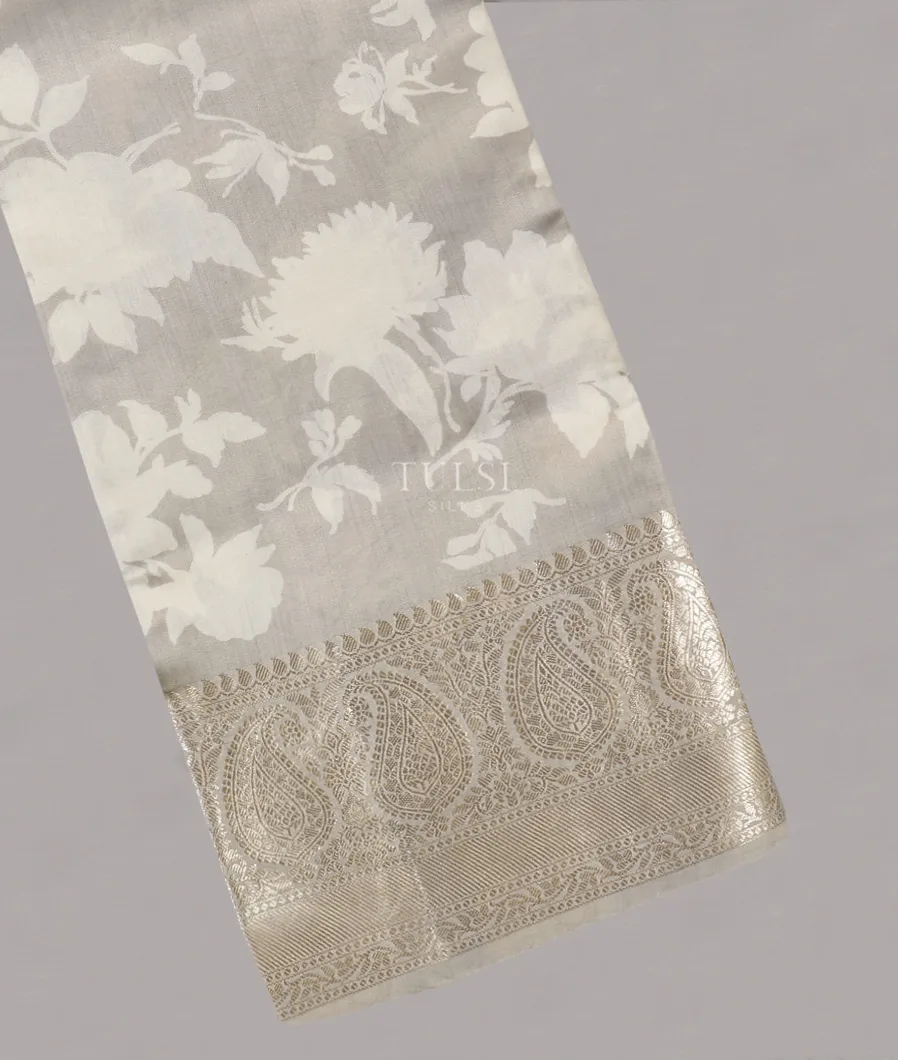 Grey Chaniya Silk Saree T555943-image
