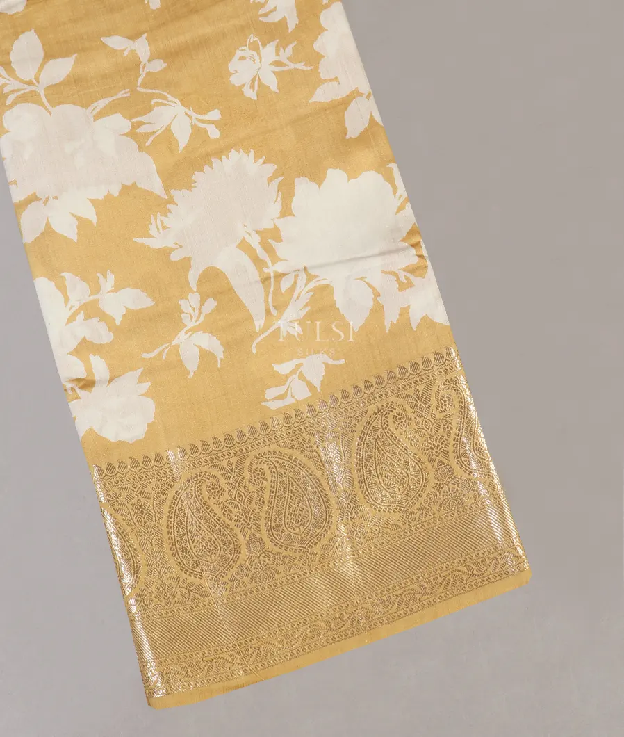 Yellow Chaniya Silk Saree T552227-image