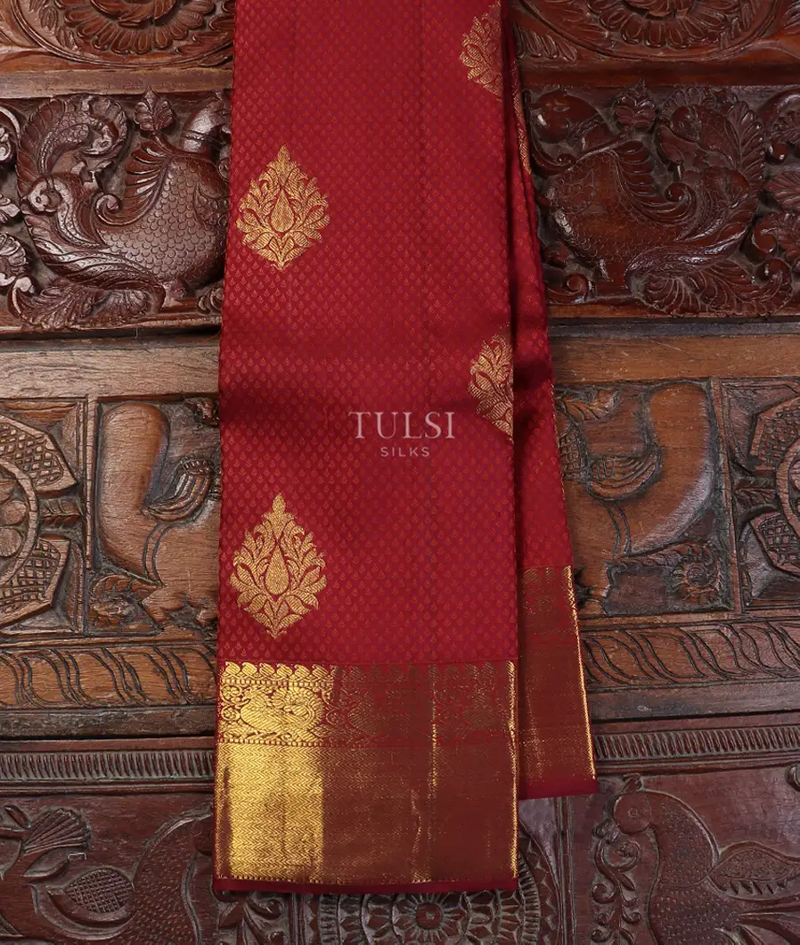 Maroon Kanjivaram Silk Saree T361013-image