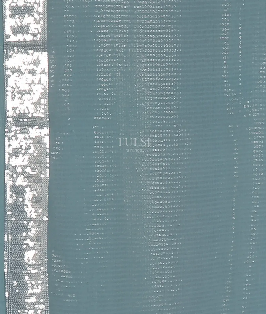 Blue Georgette Silk Embroidery Saree T5634693