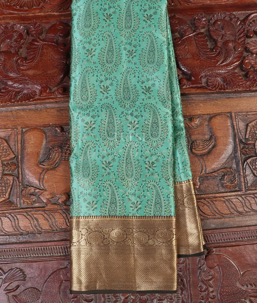 Blue Soft Silk Saree T556633-image