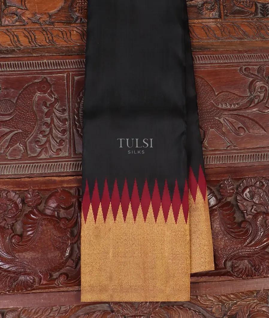 Black Kanjivaram Silk Saree T557542-image