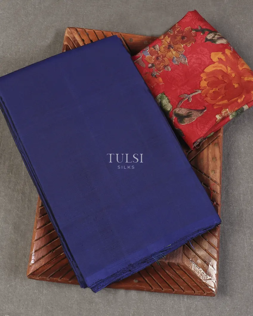 Blue Kanjivaram Silk Saree T559548-image