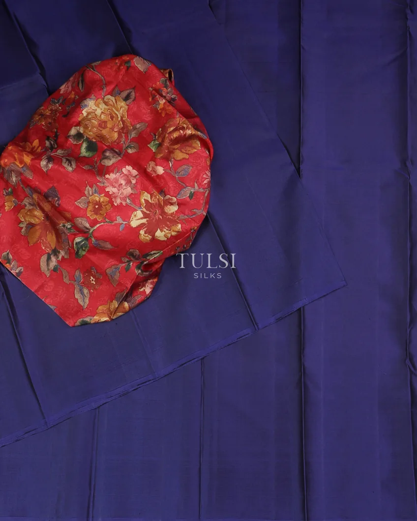 Blue Kanjivaram Silk Saree T5595482