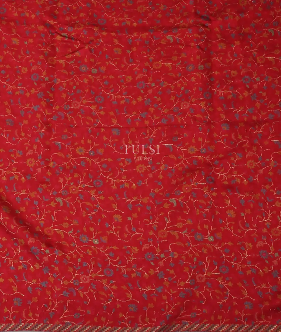 Black Kashmir Kani Silk Saree T5689853