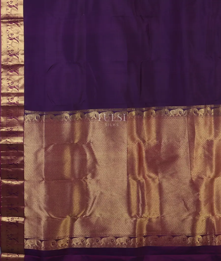 Purple Soft Silk Saree T5620264