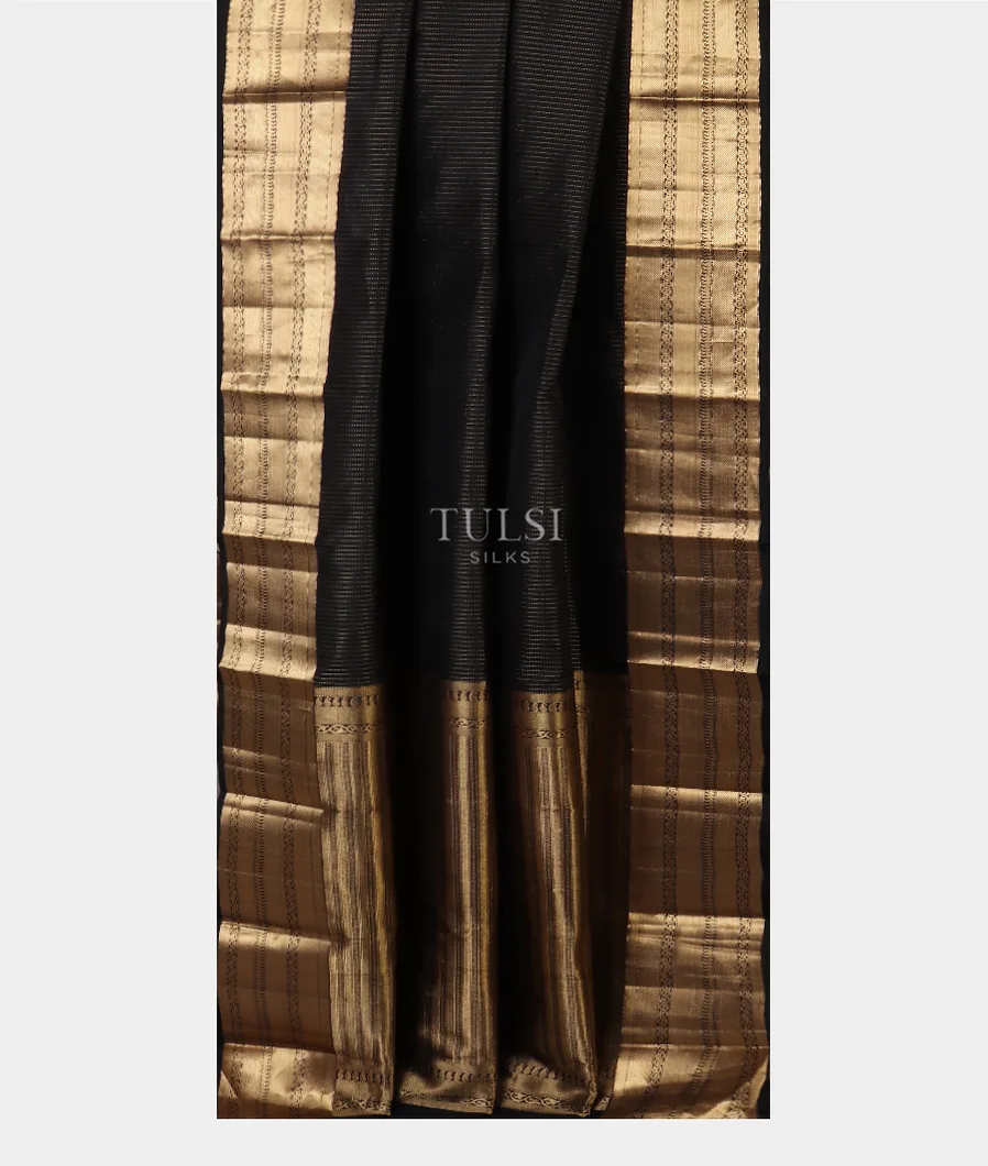 Black Soft Silk Saree T5628352