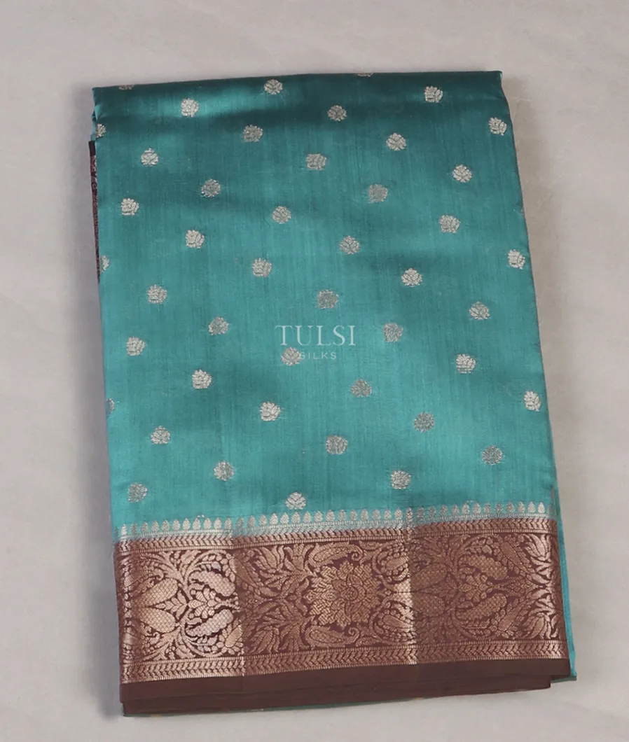 Blue Chaniya Silk Saree T568043-image