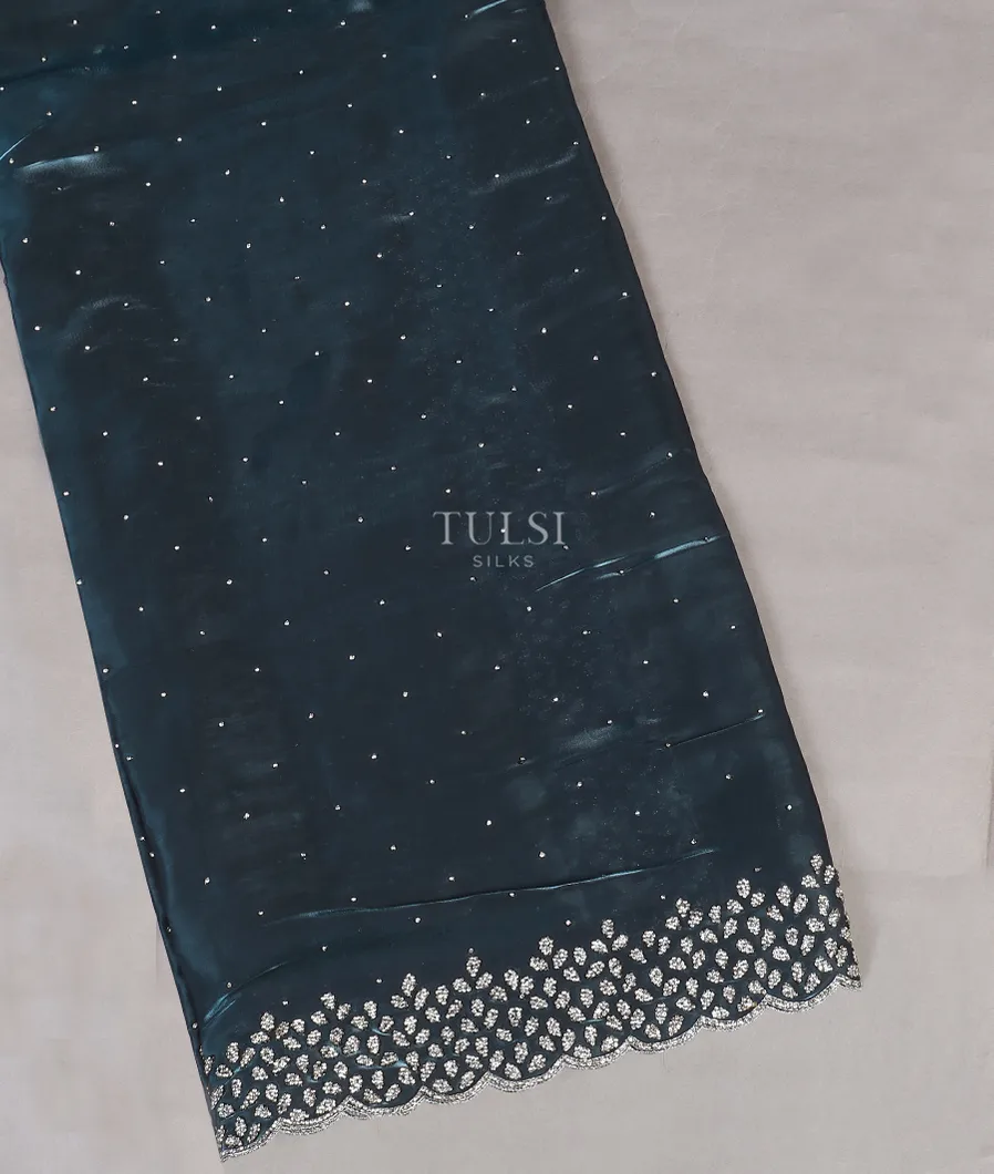Blue Fancy Embroidery Saree T566351-image