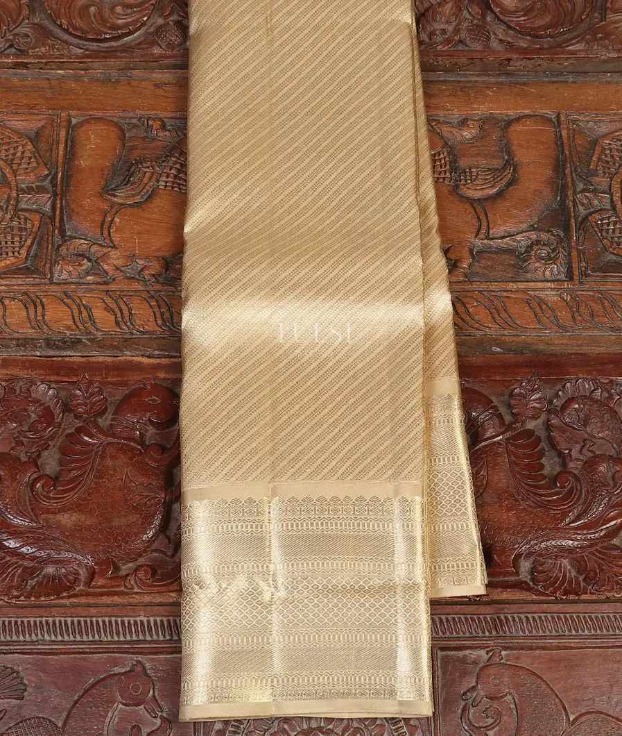 Beige Kanjivaram Silk Saree T565559-image