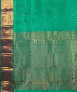 Green Soft Silk Saree T5356634