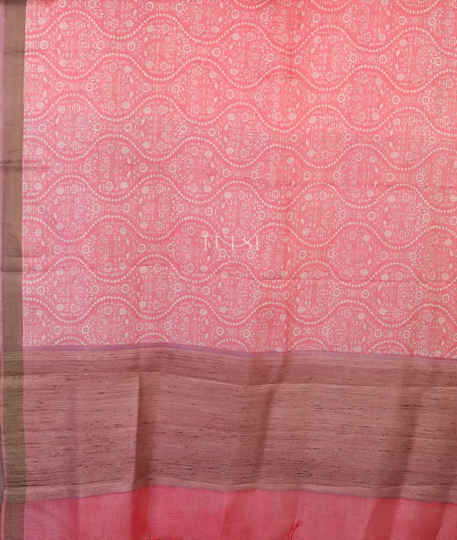 Pink Kota Cotton Saree T5706854