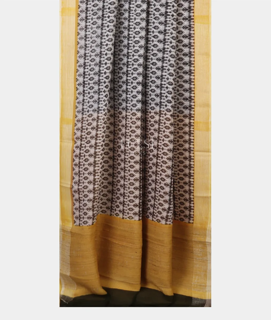 White Kota Cotton Saree T5707412