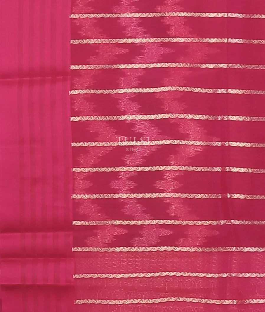 Magenta Banaras Silk Saree T5698153