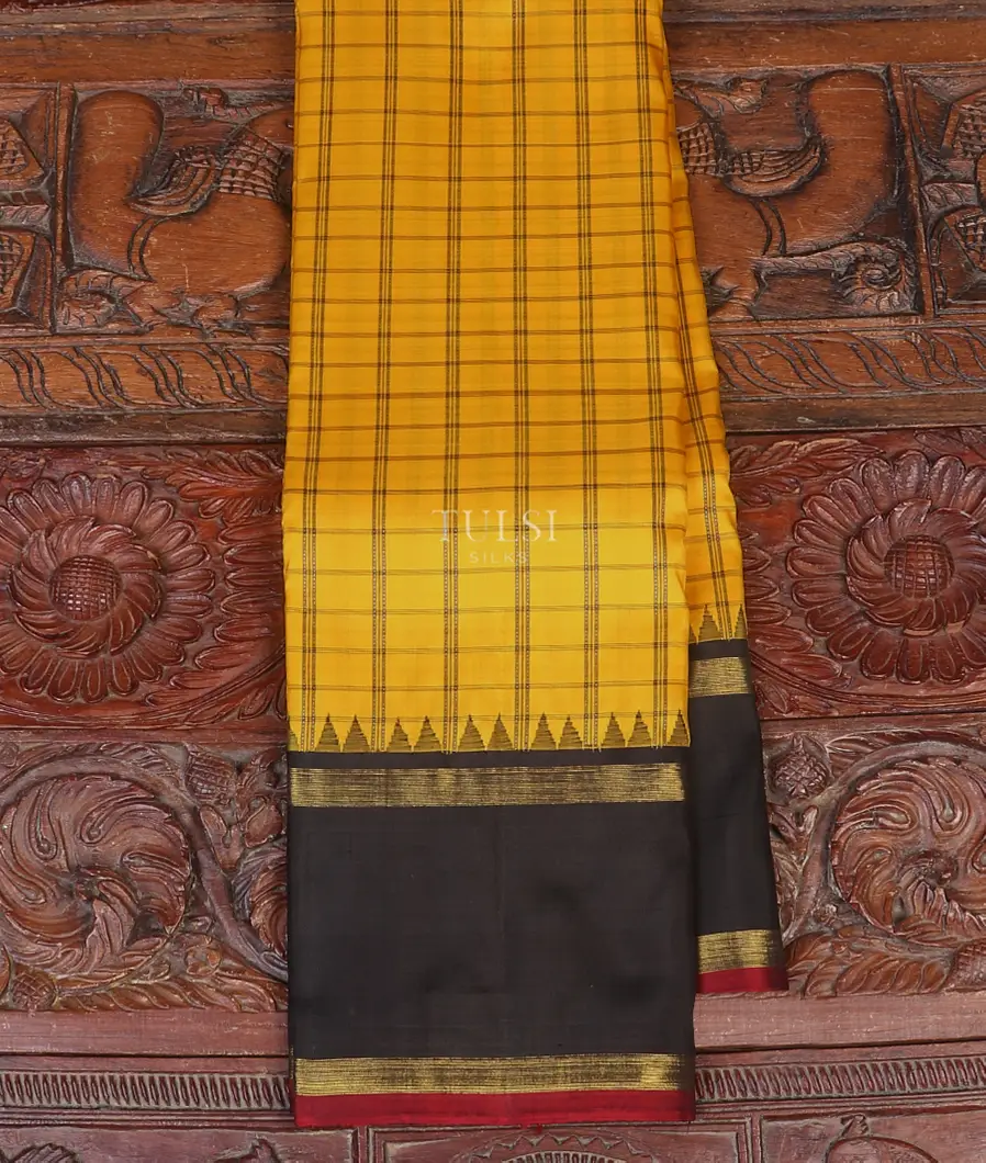 Yellow Kanjivaram Silk Saree T550851-image