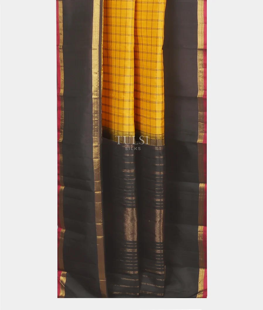 Yellow Kanjivaram Silk Saree T5508512