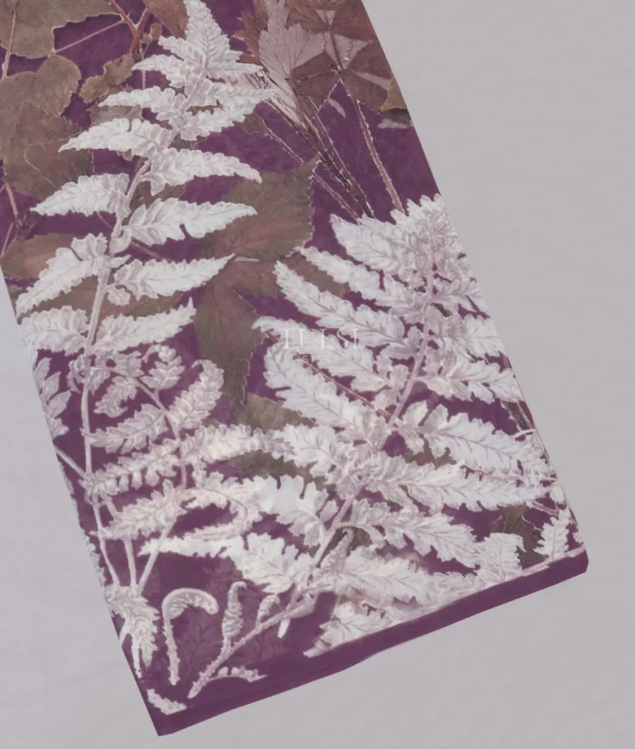 Purple Georgette Silk Saree T547094-image