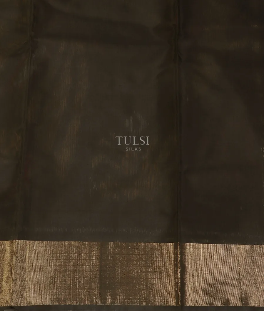 Off - White Pochampalli Silk Cotton Saree T5555403