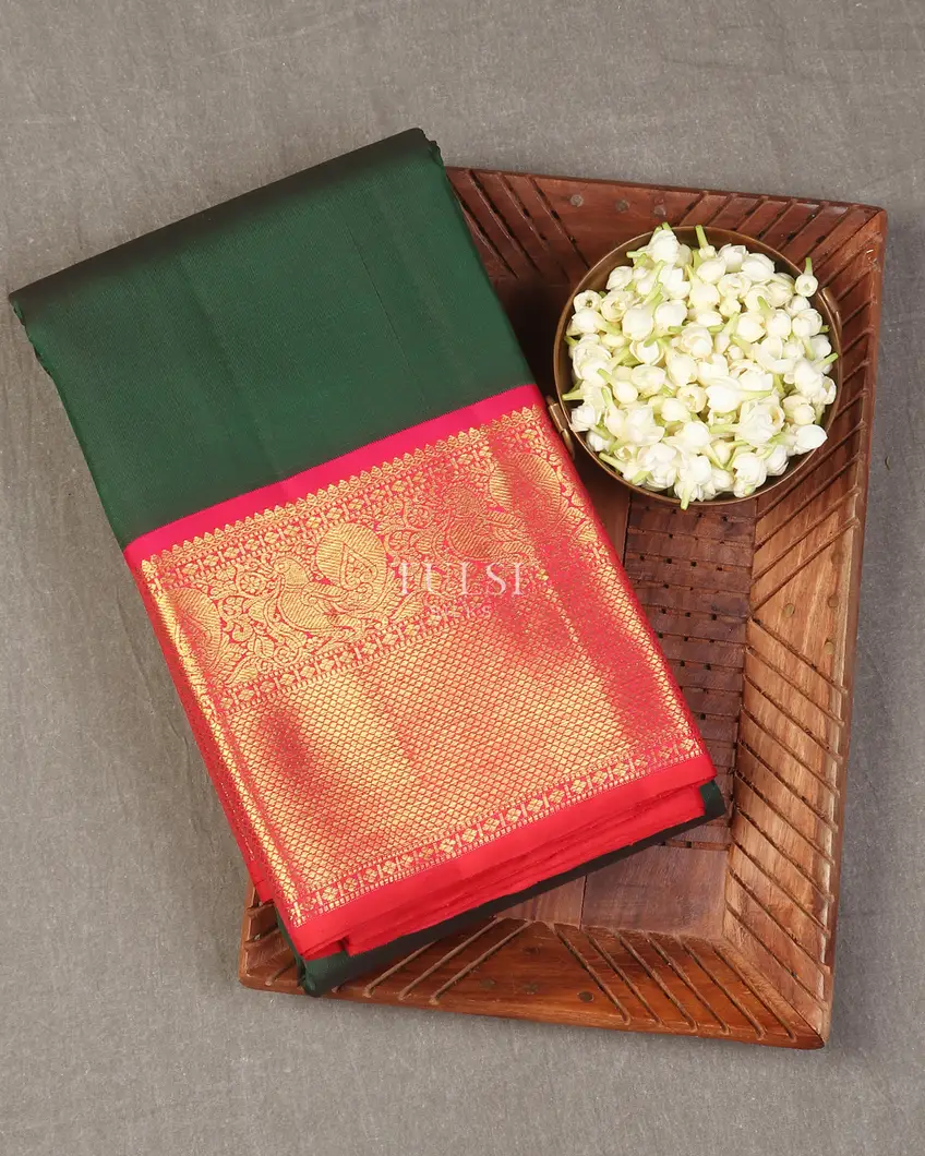 Green Kanjivaram Silk Saree T569513-image