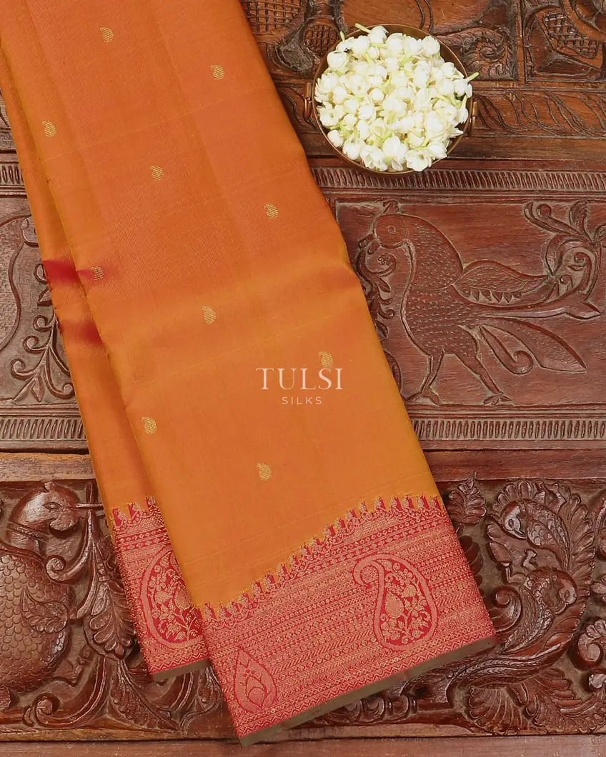 Yellow Kanjivaram Silk Saree T572891-image