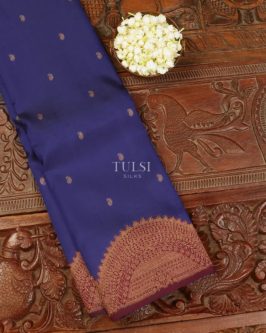Blue Kanjivaram Silk Saree T572893-image