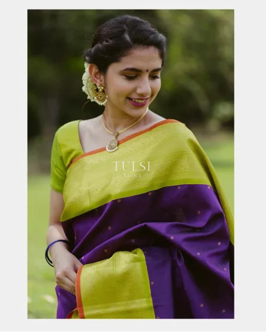 Pure Kanchipuram Silk Bridal Saree dvz0002466 - Dvanza.com