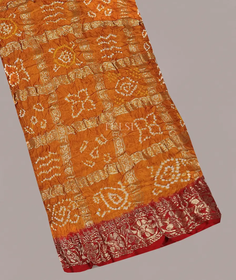 Red Yellow Green Gharchola Saree Pure Gaji Silk Rai Bandhani – Gharchola-  Bandhani - Bandhej - Ajrak