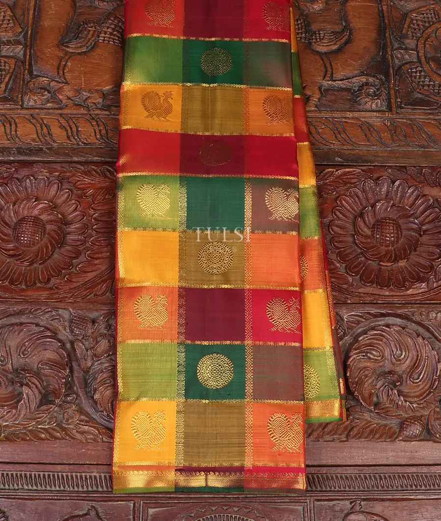 Kanchipuram silk fabric clearance online