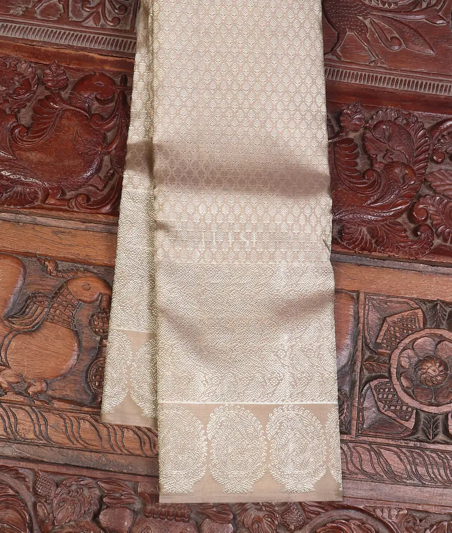Pinkish Beige Kanjivaram Silk Saree T565581-image