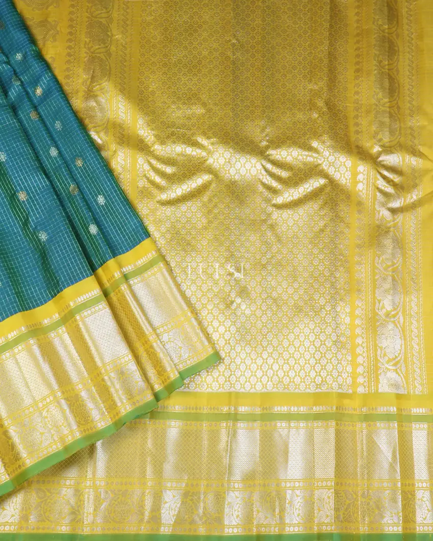 peacock-blue-gadwal-silk-saree-t576215-t576215-b