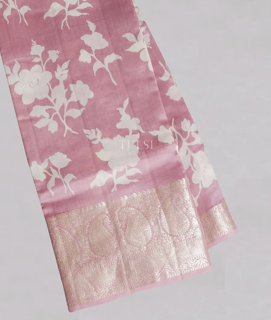 Pink Chaniya Silk Saree T574032-image