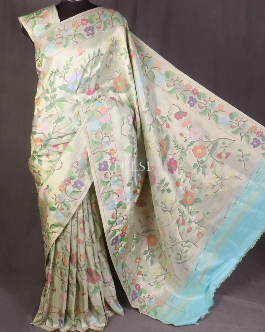 Blue Paithani Silk Saree T568911-image