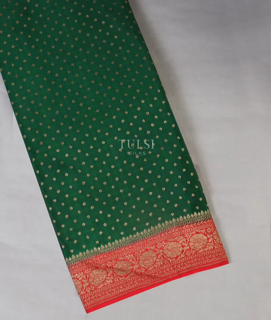 Green Crepe Silk Saree T577555-image