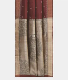 maroon-tussar-embroidery-saree-t575770-t575770-b