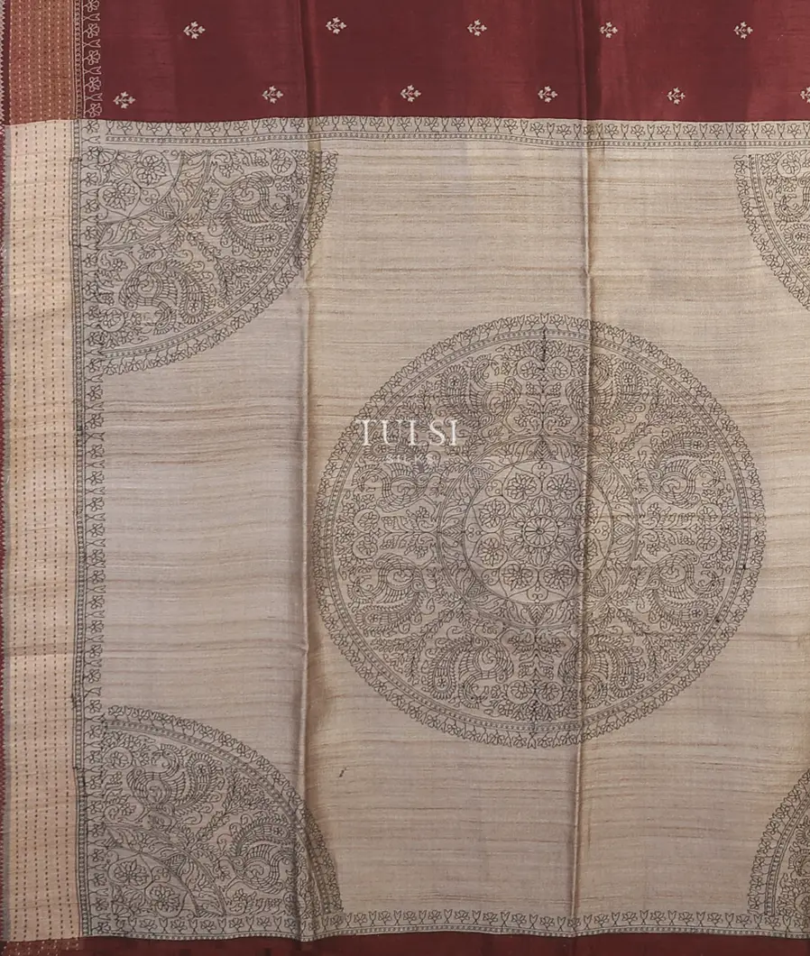 maroon-tussar-embroidery-saree-t575770-t575770-d