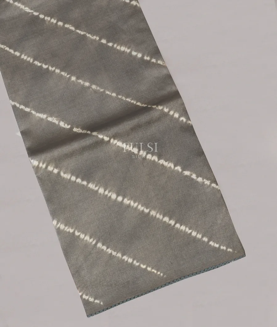 Grey Tussar Printed Saree T573494-image