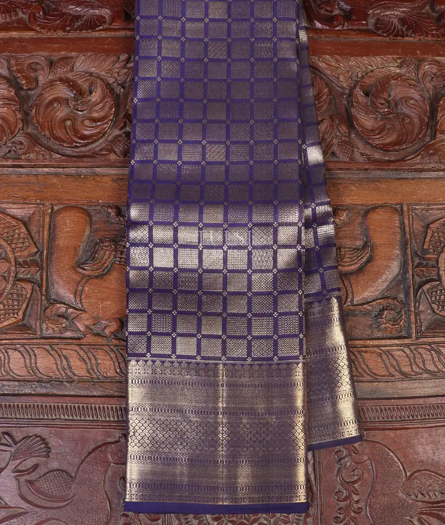 Blue Kanjivaram Silk Saree T552269-image
