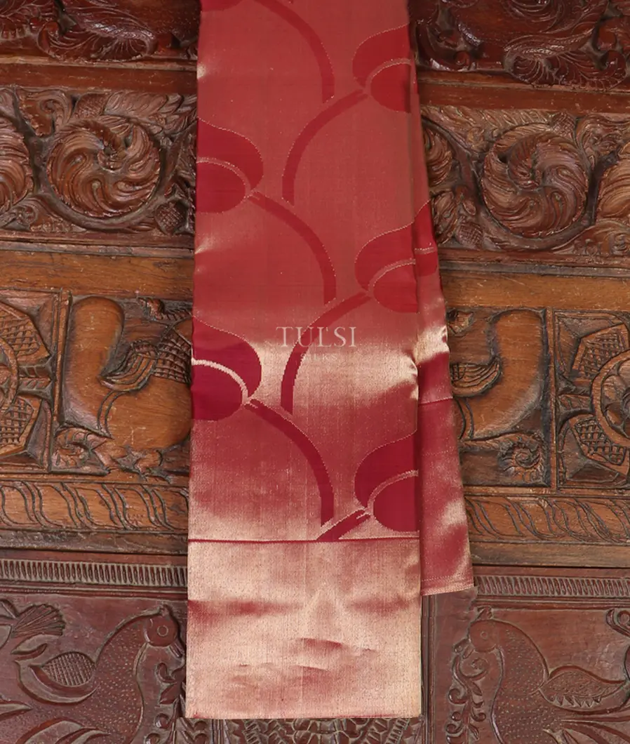 Maroon Kanjivaram Silk Saree T576003-image