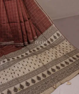 maroon-tussar-embroidery-saree-t534054-t534054-b