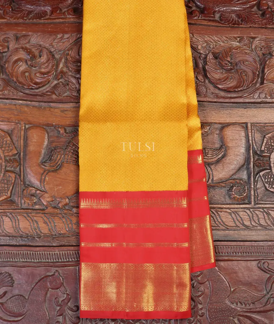Yellow Kanjivaram Silk Saree T397922-1-image