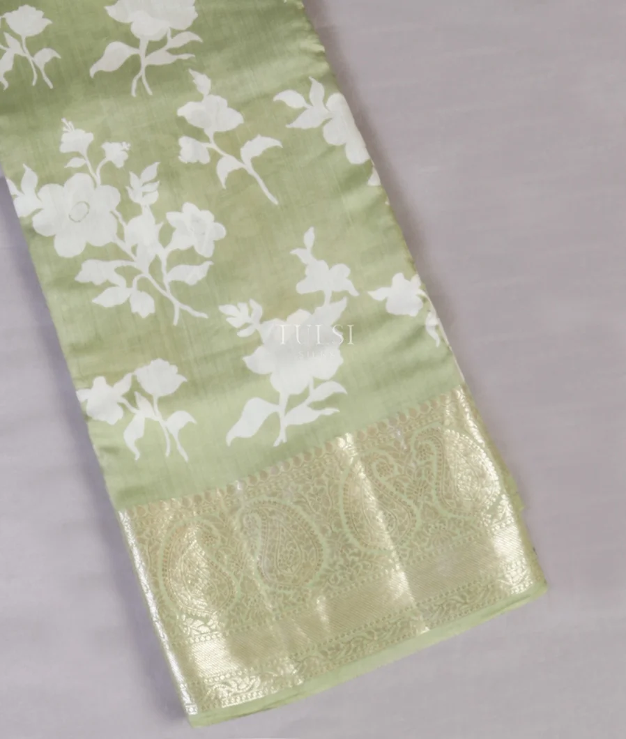 Light Green Chaniya Silk Saree T574028-image