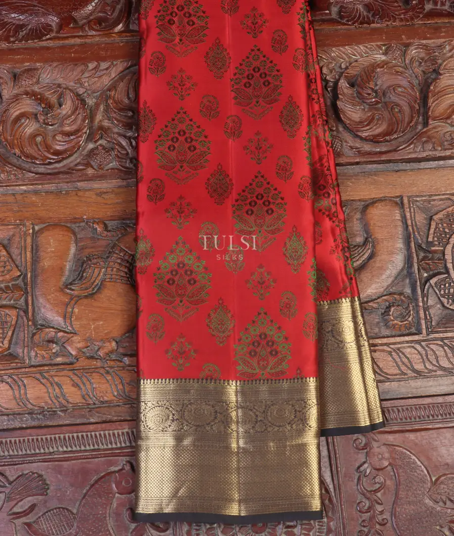 Red Soft Silk Saree T577674-image