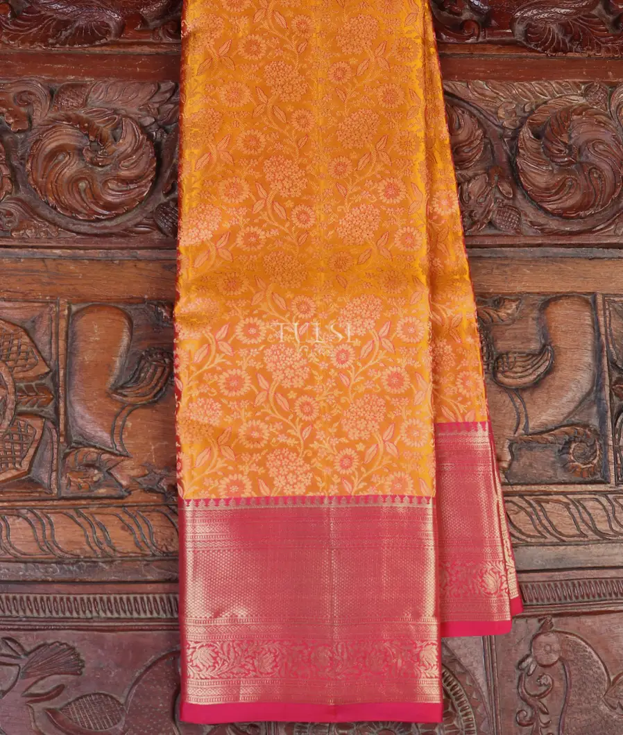 Orange Soft Silk Saree T574535-image