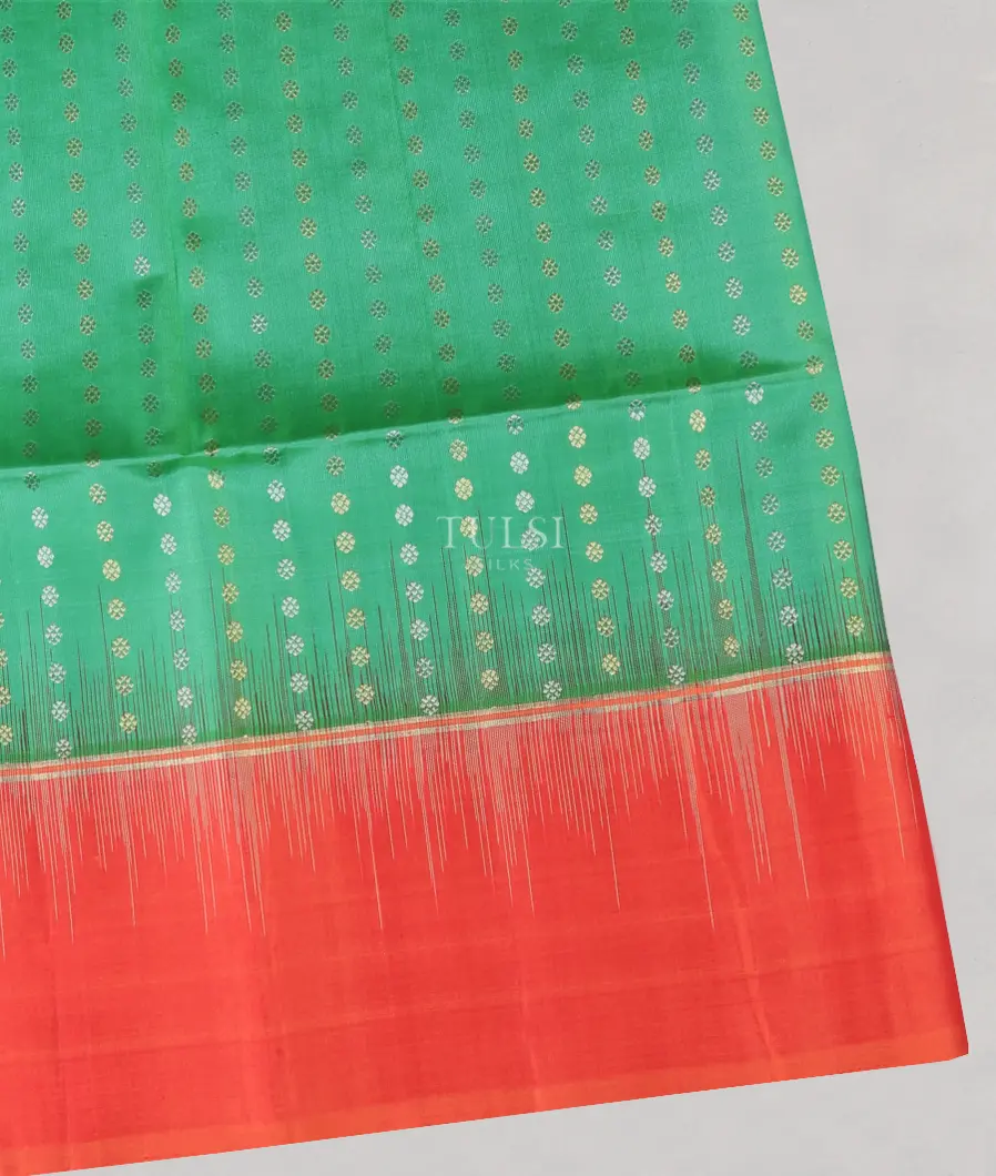Green Soft Silk Saree T503735-1-image